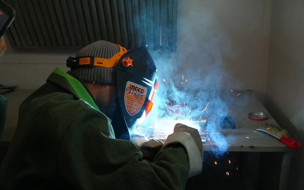 A welding examination was conducted at Getwork
