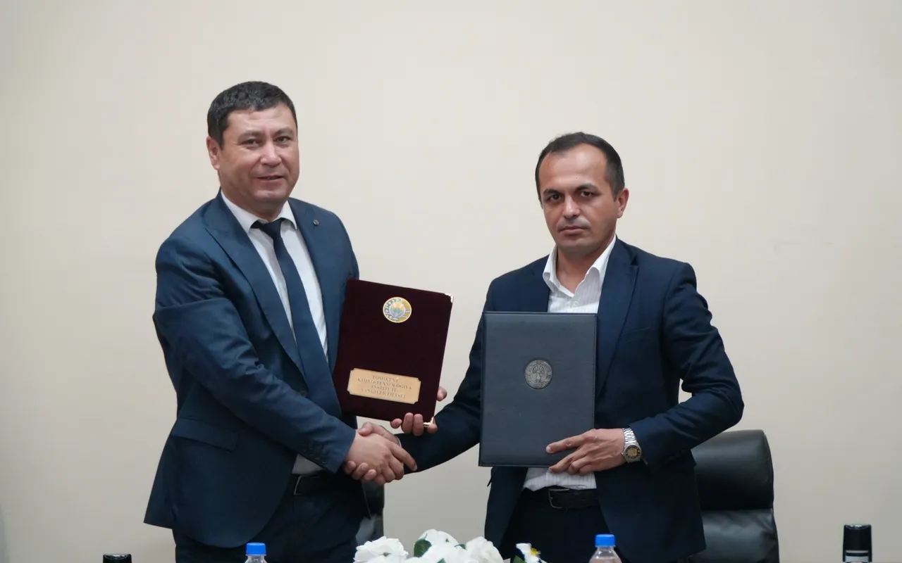 A memorandum of cooperation was signed between Getwork private employment agency and the Yangiyer branch of Tashkent Institute of Chemical Technology
