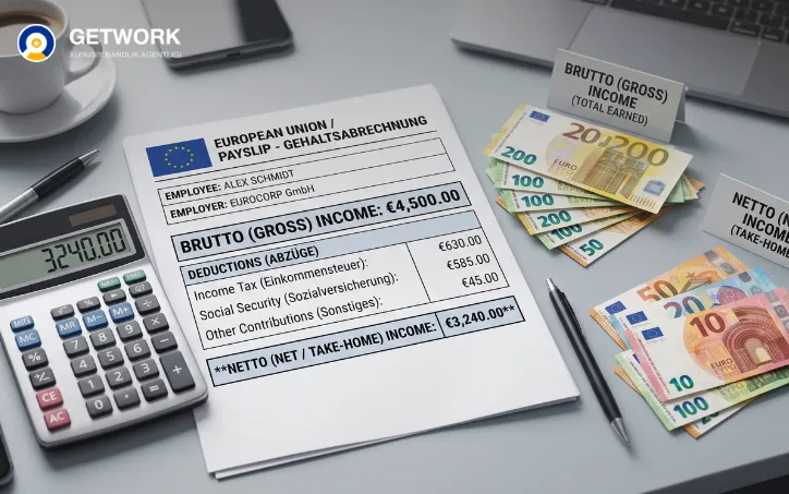 Netto va Brutto maosh nima? Yevropada oylik hisoblash sirlari