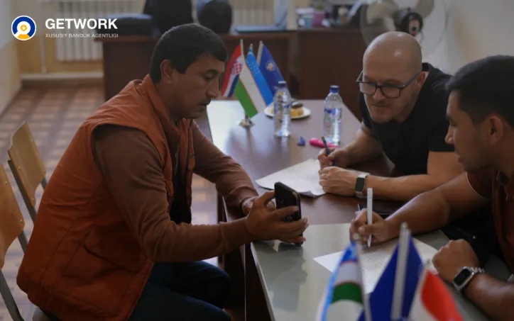 Croatian Employers Conduct Interviews at Getwork's Namangan Branch