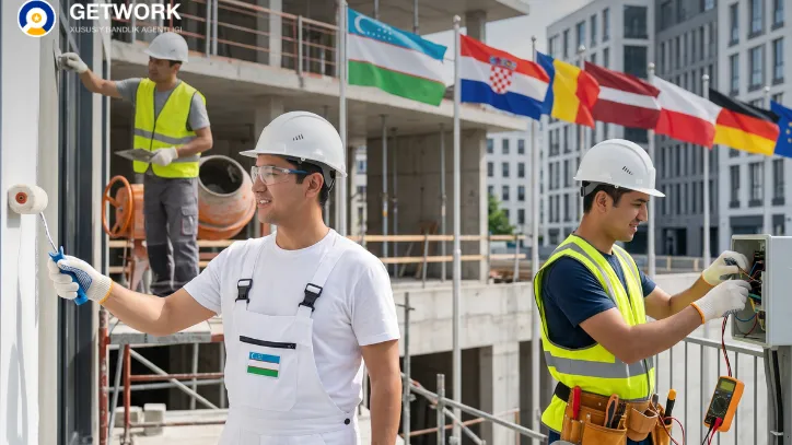 Which Countries Have High Demand for Construction Workers (Painters, Electricians, Concrete Workers)?
