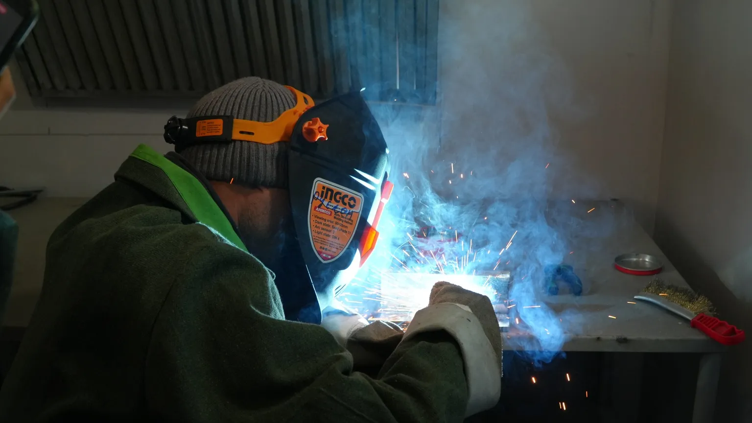 A practical examination for welders was conducted with the participation of Slovak employers