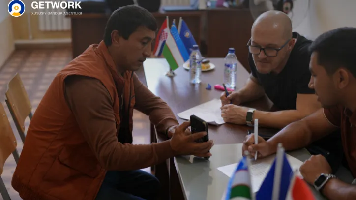 Croatian Employers Conduct Interviews at Getwork's Namangan Branch